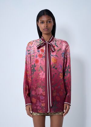 Gucci Flora Degrade Shirt Red guc0261126