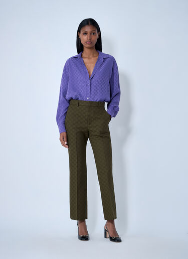 Monogram Shirt Gucci Monogram Shirt Purple guc0261130