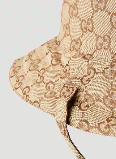 Reversible Bucket Hat Gucci Reversible Bucket Hat Brown guc0350002
