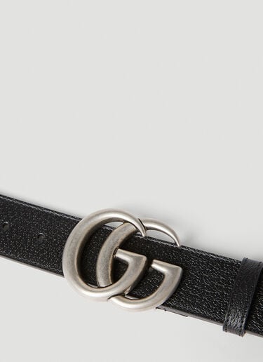 Gucci GG Marmont Wide Belt Black guc0352008