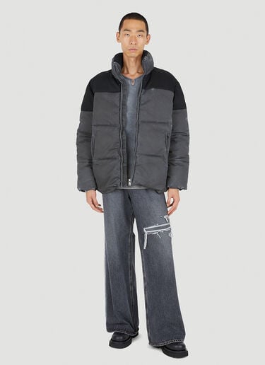 Canvas Puffer Jacket Guess USA Canvas Puffer Jacket Black gue0150005