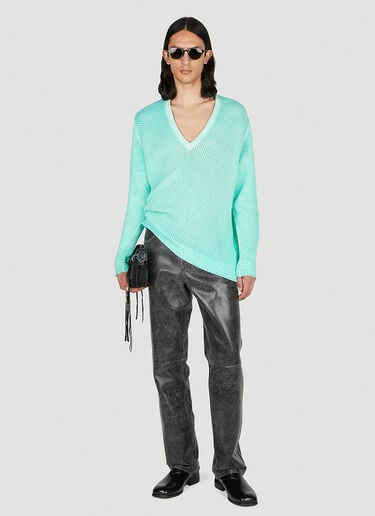 Cracked Leather Pants Guess USA Cracked Leather Pants Black gue0152012