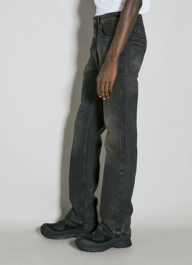 Stained Denim Flare Pant Guess USA Stained Denim Flare Pant Black gue0154008