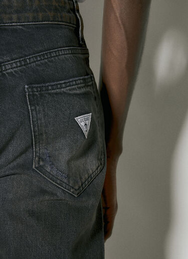 Guess USA Stained Denim Flare Pant Black gue0154008