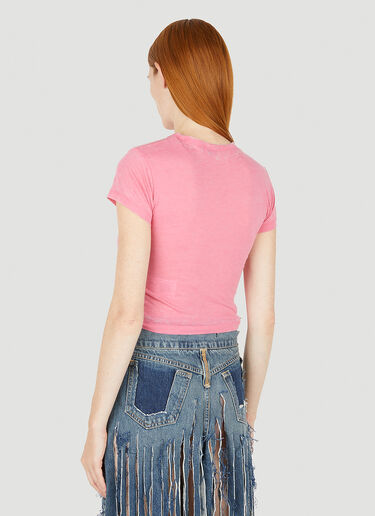 Guess USA Logo Print T-Shirt Pink gue0250014