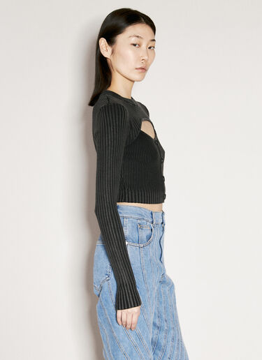 Layered Long Sleeve Top Guess USA Layered Long Sleeve Top Black gue0254014