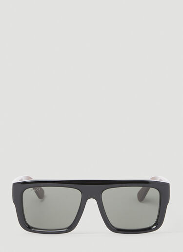 Rectangular Frame Sunglasses Gucci Rectangular Frame Sunglasses Black gus0154007