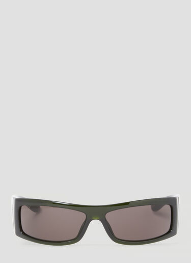 Rectangular Frame Sunglasses Gucci Rectangular Frame Sunglasses Green gus0154011