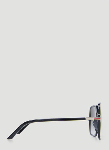 Web Square Sunglasses Gucci Web Square Sunglasses Black gus0254008