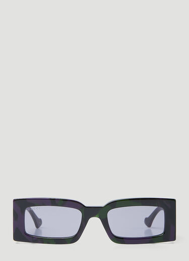 GG Rectangular Sunglasses Gucci GG Rectangular Sunglasses Green gus0254009