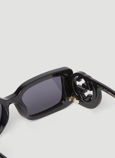 Gucci GG1325S 方形太阳镜 黑色 gus0256009