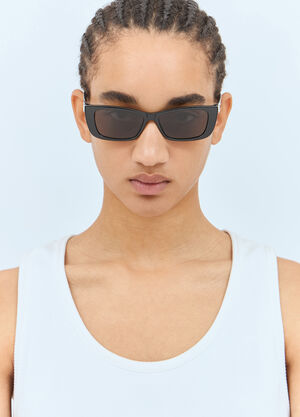 Gucci Crystal-Logo Sunglasses Black gus0257001