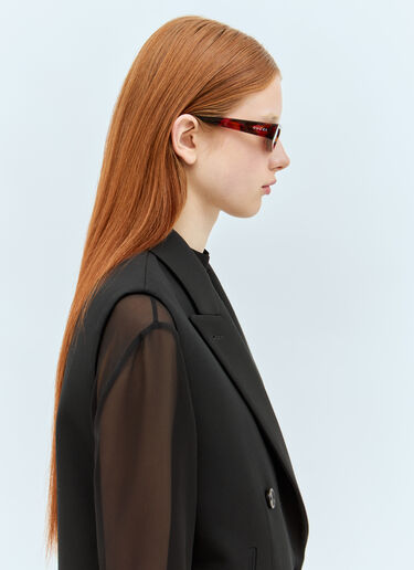 Gucci 猫眼形太阳镜 红色 gus0258002