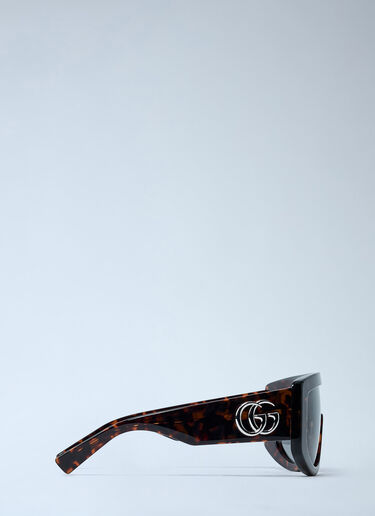 Gucci Rectangle Sunglasses Brown gus0362003