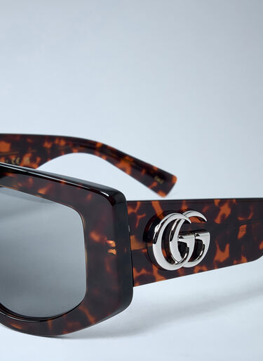 Gucci Rectangle Sunglasses Brown gus0362003