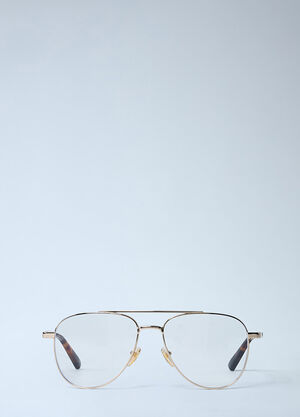 Gucci Square Glasses Gold gus0362004