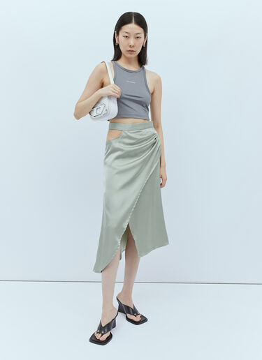 Cropped Racer Tank Top Han Kjøbenhavn Cropped Racer Tank Top Grey han0253013