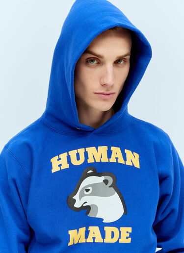 Human Made 徽标印花连帽运动衫  蓝色 hmd0154011