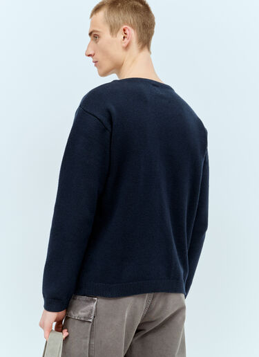 Heart Knit Sweater Human Made Heart Knit Sweater Navy hmd0154012