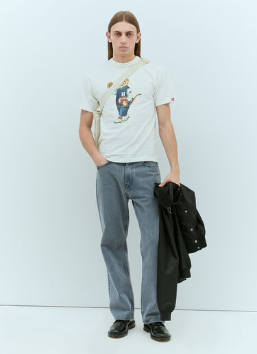 Graphic Print Knitted T-Shirt Human Made Graphic Print Knitted T-Shirt White hmd0154014