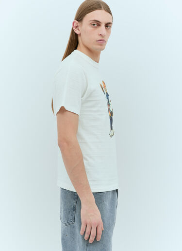 Graphic Print Knitted T-Shirt Human Made Graphic Print Knitted T-Shirt White hmd0154014