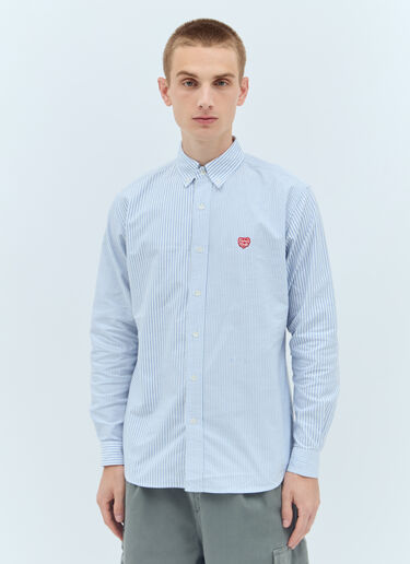 Stripe Oxford Shirt Human Made Stripe Oxford Shirt Blue hmd0156008