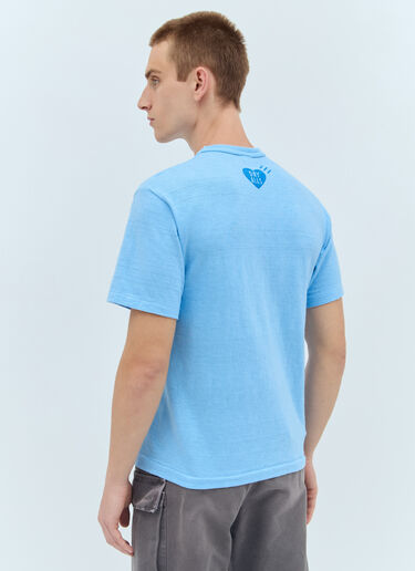 로고 프린트 티셔츠 Human Made 로고 프린트 티셔츠 블루 hmd0156011
