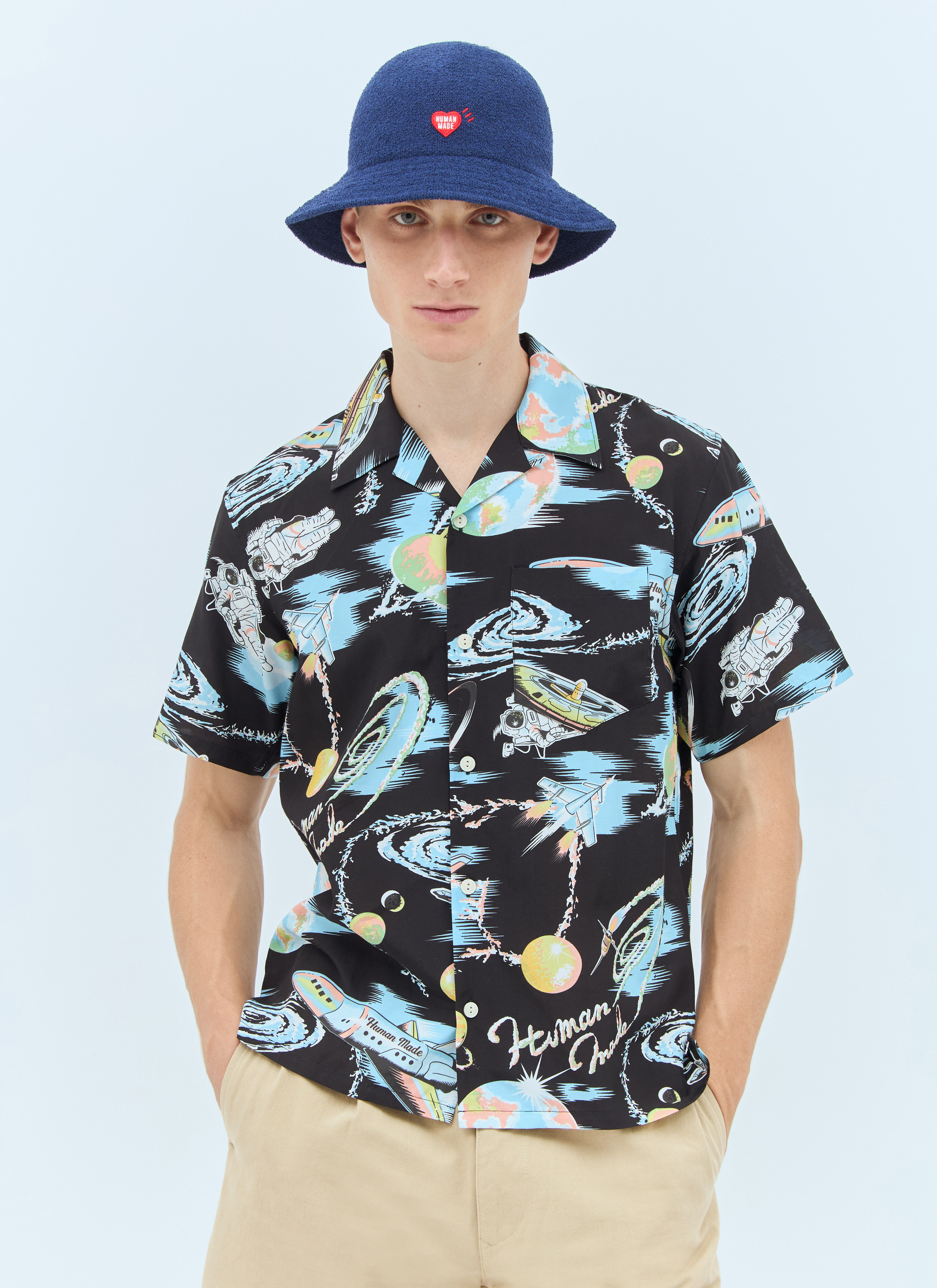 Human Made Men's' Pile Bucket Hat in Navy | LN-CC®