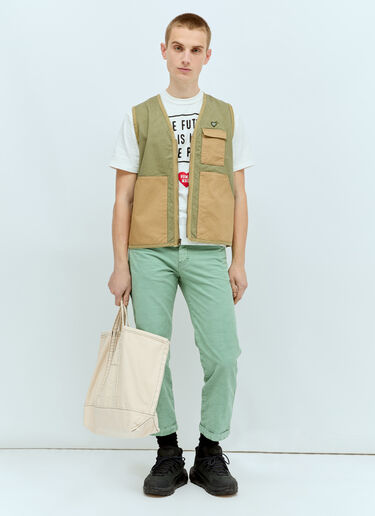 Garment Dyed Tote Bag Human Made Garment Dyed Tote Bag Cream hmd0156029