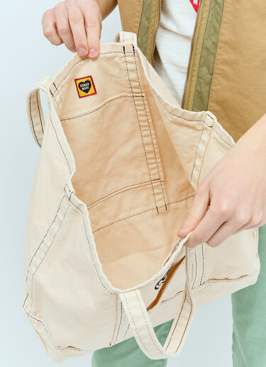 Garment Dyed Tote Bag Human Made Garment Dyed Tote Bag Cream hmd0156029