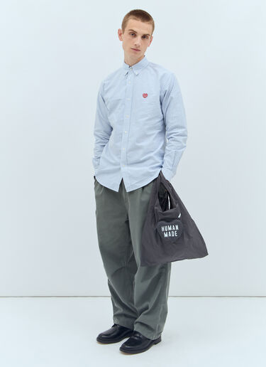 Packable Heart Tote Bag Human Made Packable Heart Tote Bag Grey hmd0156031