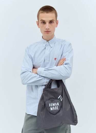 Packable Heart Tote Bag Human Made Packable Heart Tote Bag Grey hmd0156031