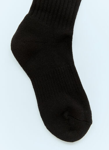 Logo Embroidery Pile Socks Human Made Logo Embroidery Pile Socks Black hmd0156034