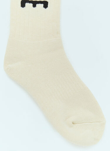 Logo Jacquard Socks Human Made Logo Jacquard Socks White hmd0156035