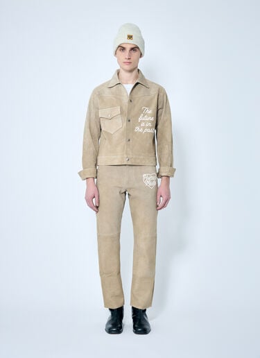 Suede Jacket Human Made Suede Jacket Beige hmd0159001