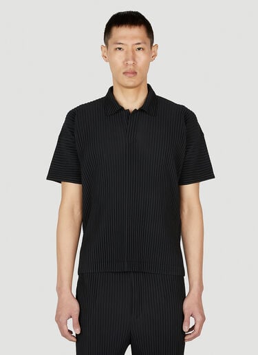Homme Plissé Issey Miyake Polo 衫 黑色 hmp0152003
