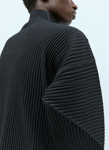 Homme Plissé Issey Miyake 플리츠 스웨터 블랙 hmp0154011