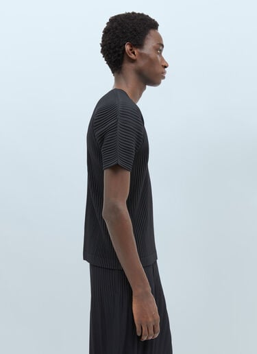 Pleated T-Shirt Homme Plissé Issey Miyake Pleated T-Shirt Black hmp0155009