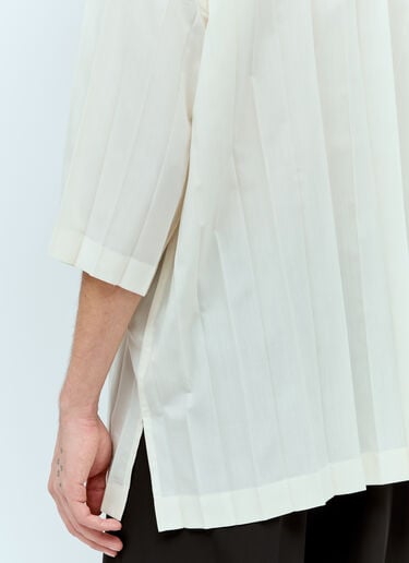Edge Pleated Shirt Homme Plissé Issey Miyake Edge Pleated Shirt White hmp0156007