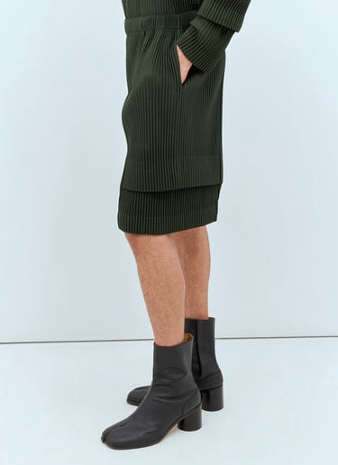 카고 플리츠 쇼츠 Homme Plissé Issey Miyake 카고 플리츠 쇼츠 그린 hmp0157012