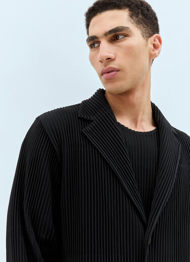 싱글 브레스트 플리츠 블레이저 Homme Plissé Issey Miyake 싱글 브레스트 플리츠 블레이저 블랙 hmp0158010