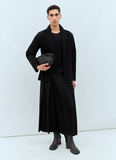싱글 브레스트 플리츠 블레이저 Homme Plissé Issey Miyake 싱글 브레스트 플리츠 블레이저 블랙 hmp0158010