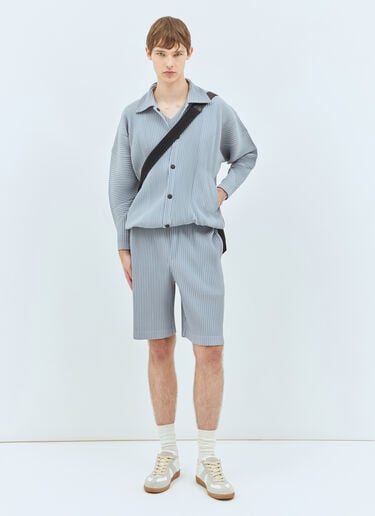 Homme Plissé Issey Miyake 플리츠 쇼츠 그레이 hmp0158011