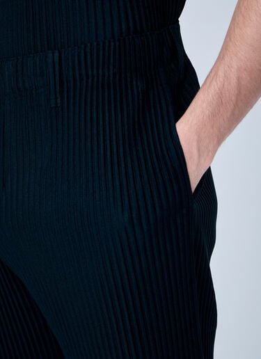Pleated Pants With Belt Loops Homme Plissé Issey Miyake Pleated Pants With Belt Loops Black hmp0159014