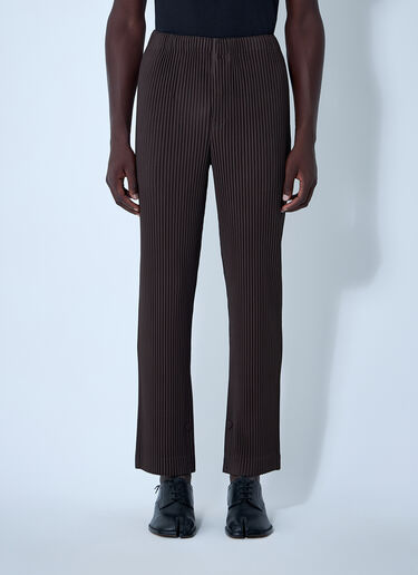 Homme Plissé Issey Miyake Pleated Pants Brown hmp0161012