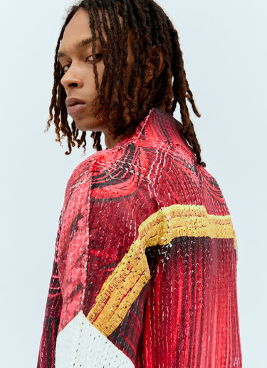 Comme des Garçons Homme Plus 印花针织衬衫  白色 hpl0156005