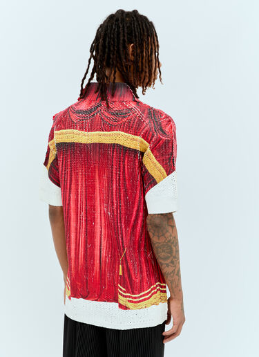 Comme des Garçons Homme Plus 印花针织衬衫  白色 hpl0156005