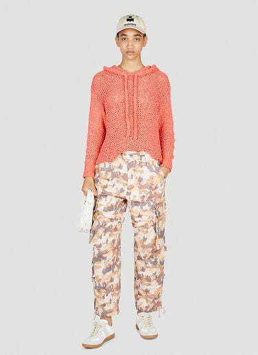 Isabel Marant Elore Camouflage Pants Camel ibm0252001