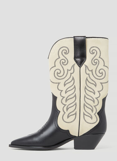 Isabel Marant Duerto 绒面革牛仔靴 米色 ibm0253018