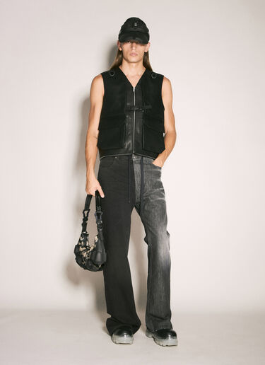 Small Object M02 Half Moon Shoulder Bag Innerraum Small Object M02 Half Moon Shoulder Bag Black inn0158004
